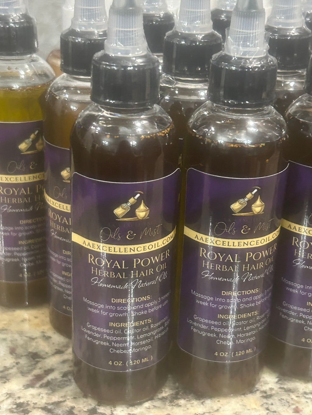 Royal Power Herbal Hair Oil - A & A Excellence