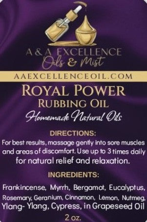 Royal Power Rubbing Oil (2 oz)